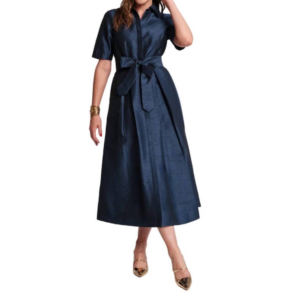 NEW FRANCES VALENTINE bella maxi dress in navy